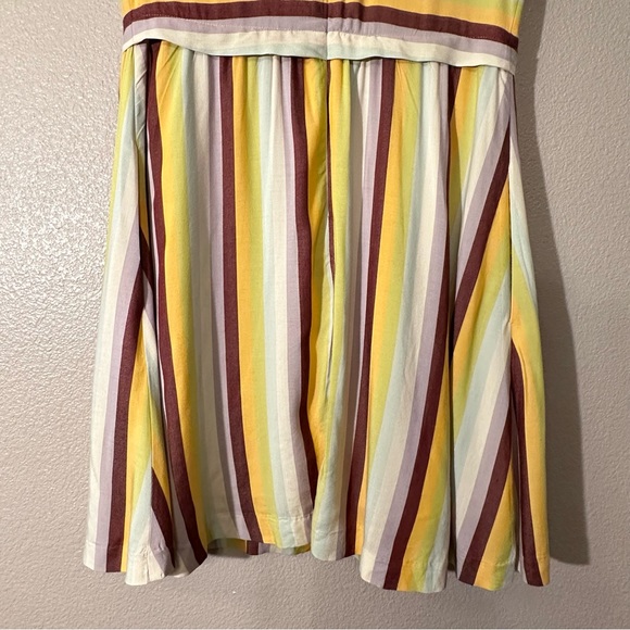 005 Madewell Scoop-neck Back Striped Dress Size 00 - Picture 8 of 8